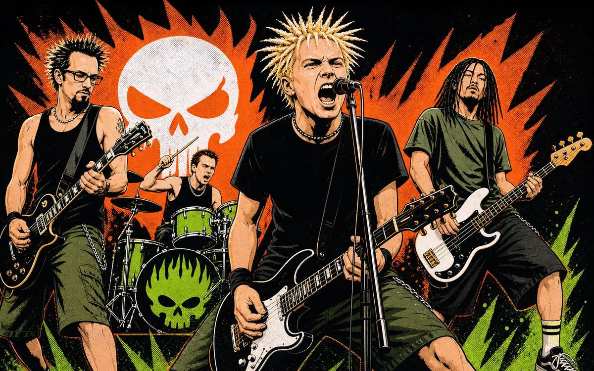 The Offspring tribute artist